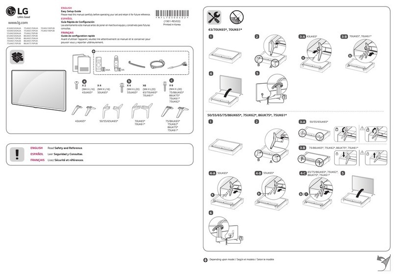LG 43UK6500AUA Quick start guide