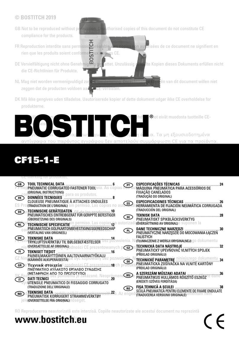 Bostitch CF15-1-E Original instructions
