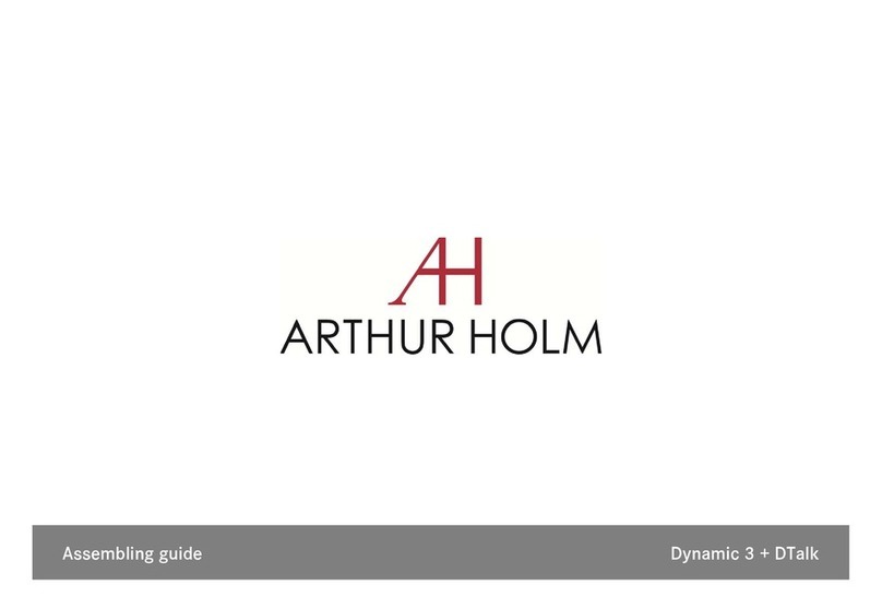 ARTHUR HOLM Dynamic 3 User manual ARTHUR HOLM Dynamic 3 User manual