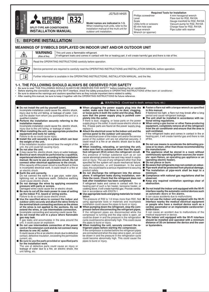 Mitsubishi Electric MUZ-LN25VGHZ2 User manual