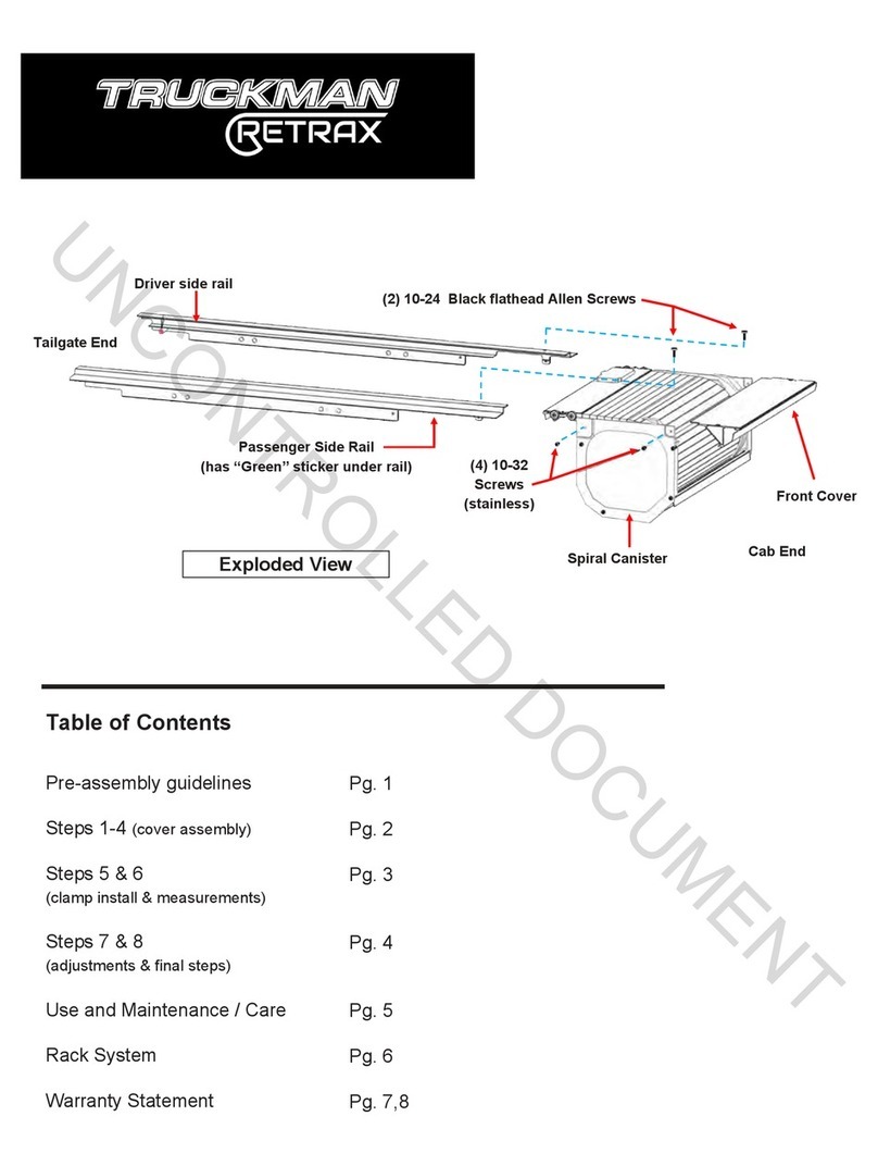 Truckman Retrax Series manual