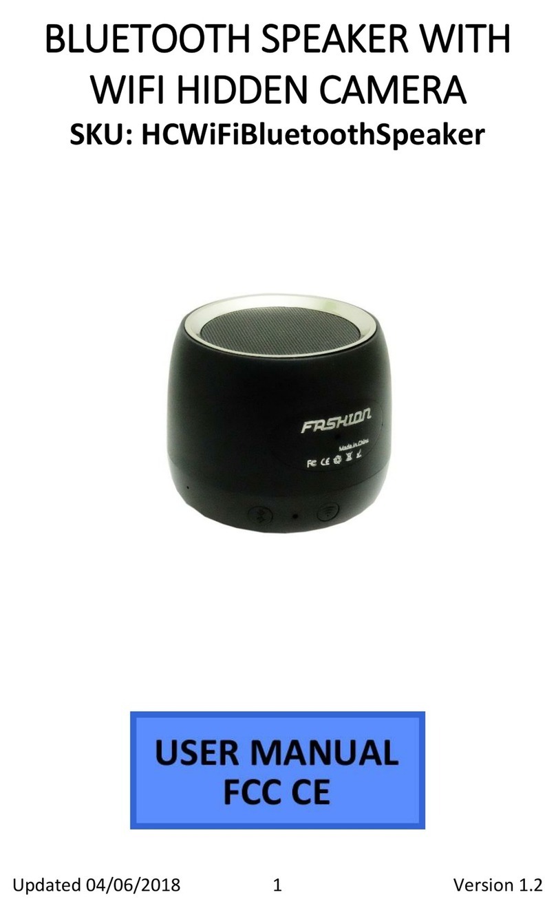 Mini Gadgets HCWiFiBluetoothSpeaker User manual