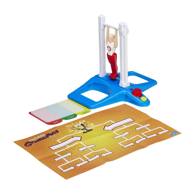 Hasbro Gaming Fantastic Gymnastics Game quick start guide