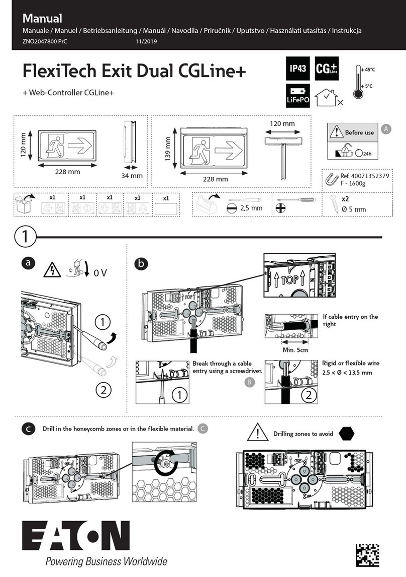 Eaton FlexiTech Exit Dual CGLine+ manual