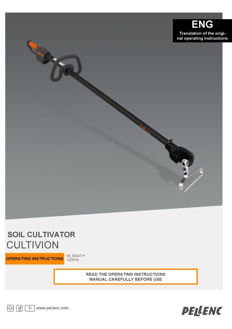 pellenc Cultivion operating instructions
