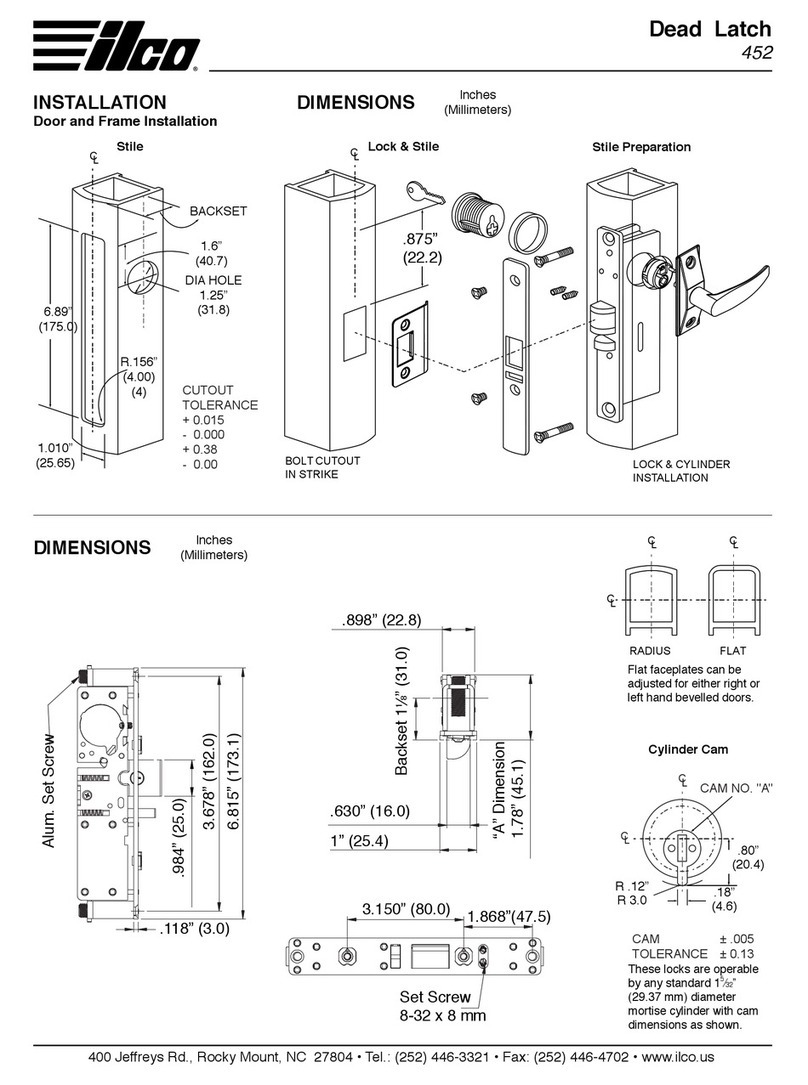 ilco 452 Installation