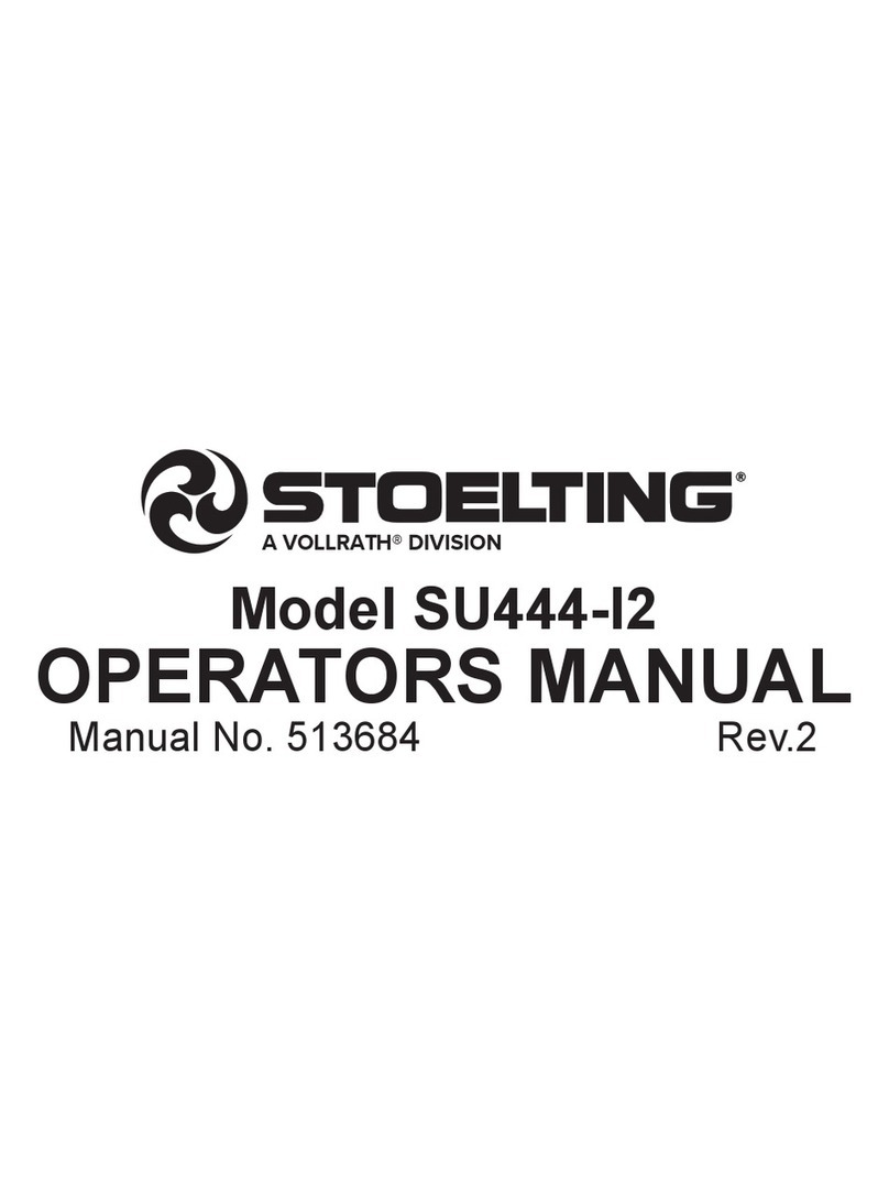 Vollrath STOELTING SU444-I2 Series User manual