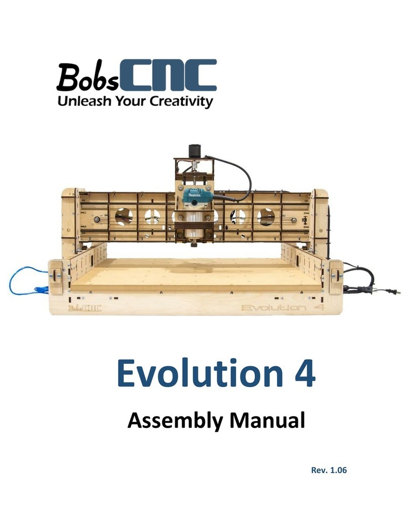 BobsCNC Evolution Series User manual