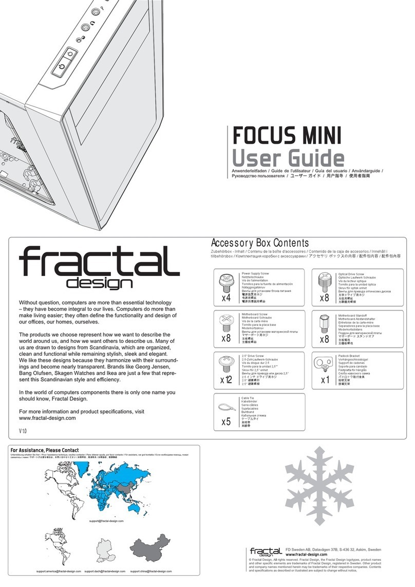 Fractal design FOCUS MINI User manual