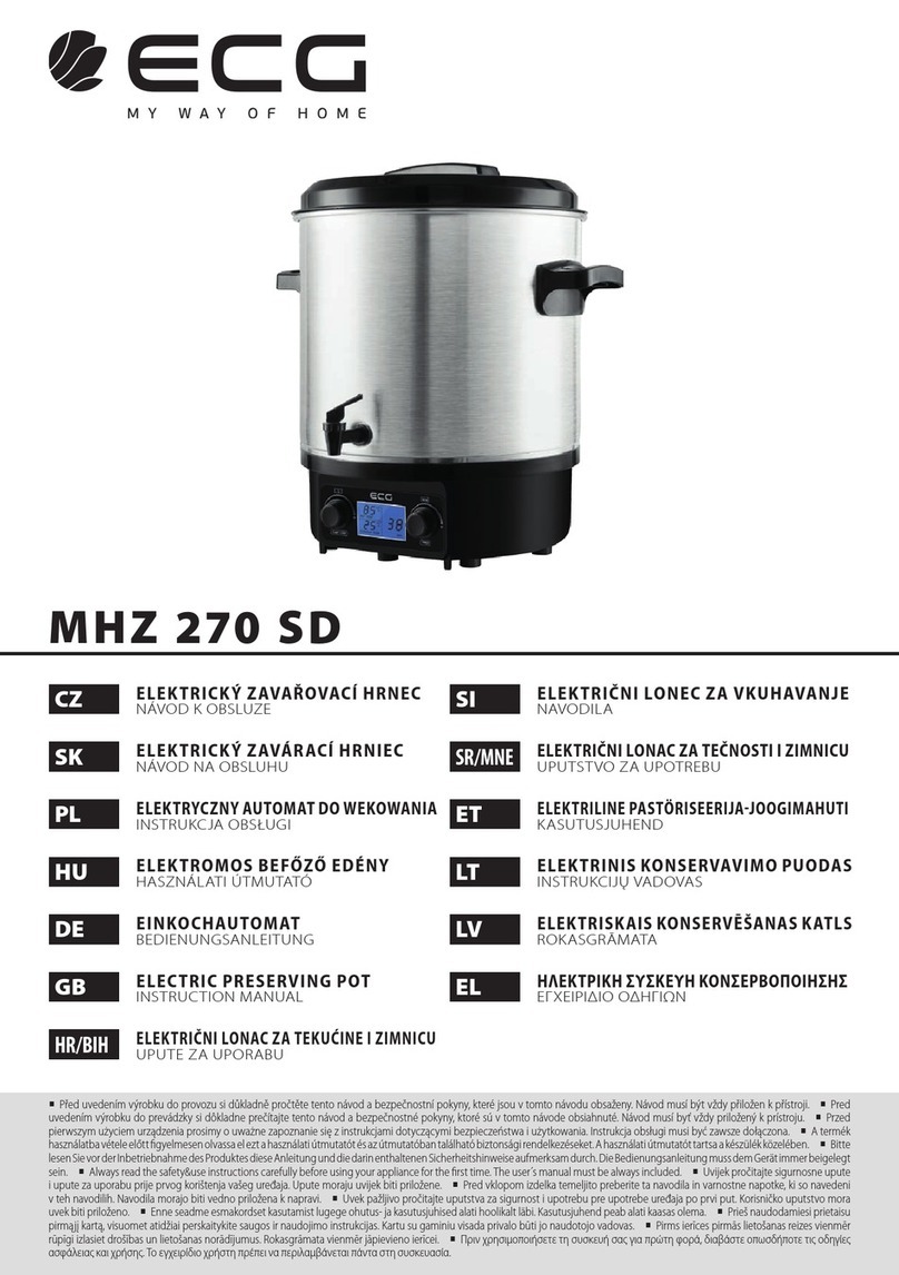 ECG MHZ 270 SD instruction manual