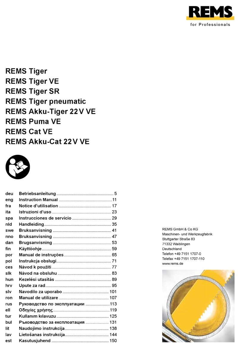 REMS Tiger instruction manual