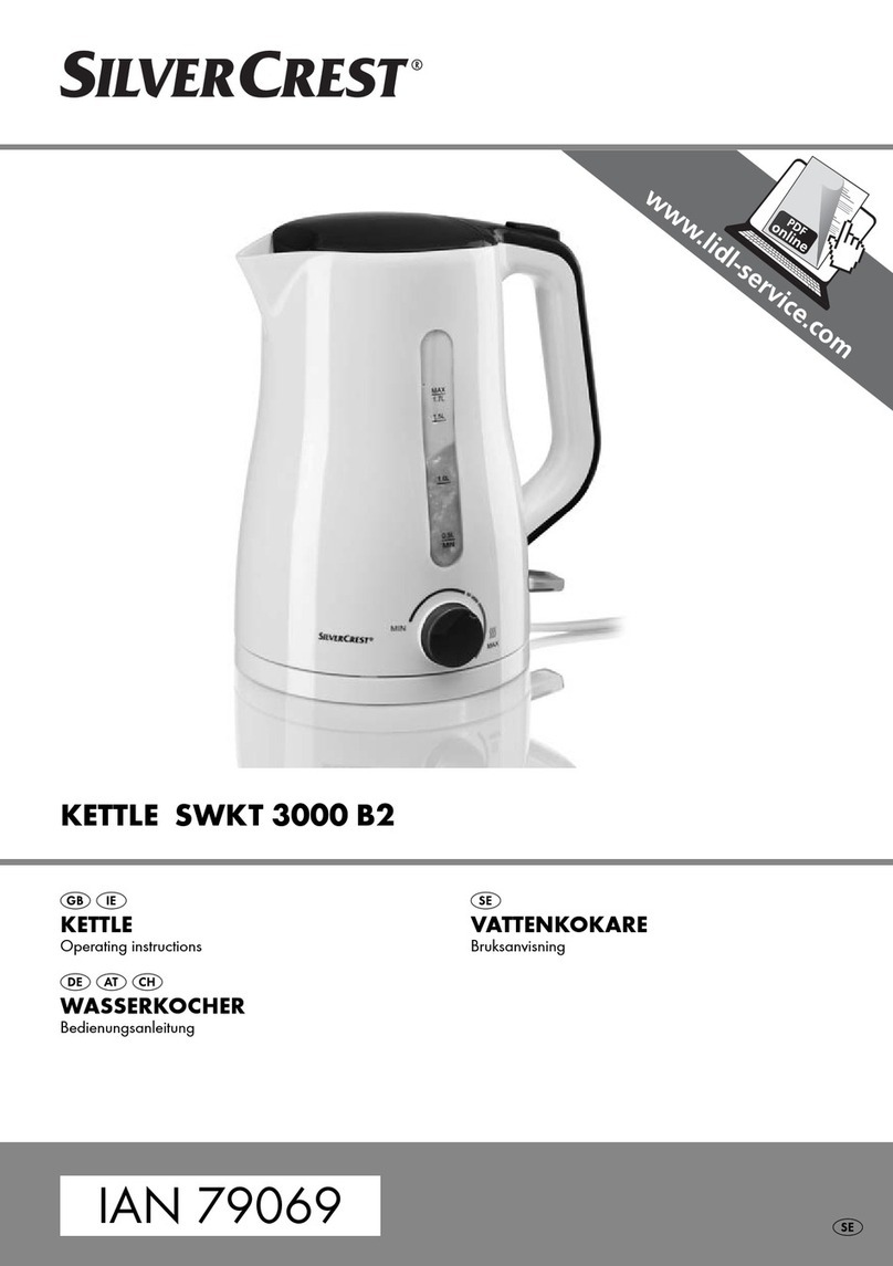 Silvercrest SWKT 3000 B2 operating instructions