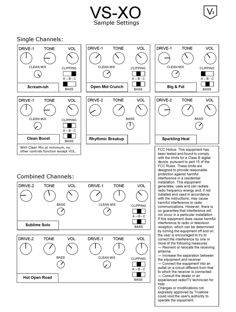 Trutone V3 VS-XO quick guide