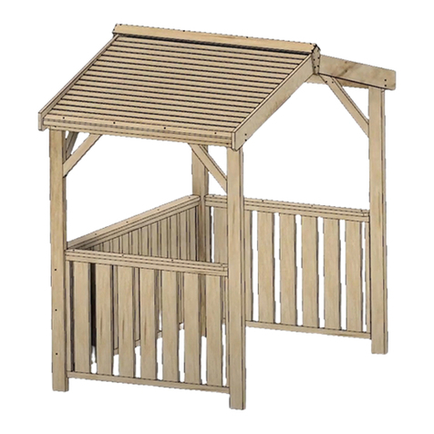 Zest 4 Leisure Ashton BBQ Shelter Assembly instructions