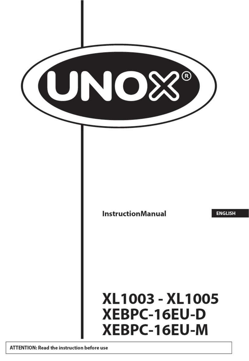 Unox Manual XL1003 User manual Unox Manual XL1003 User manual