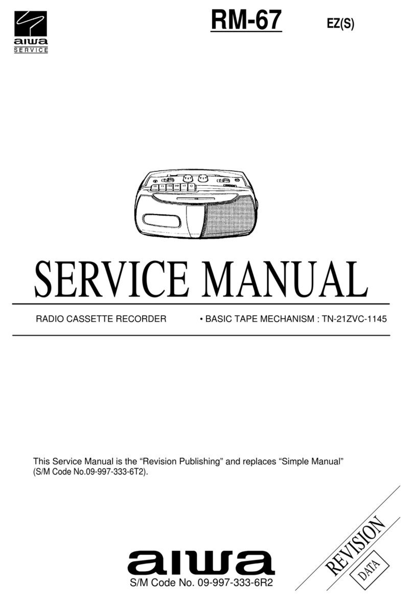 Aiwa RM-67 Service manual