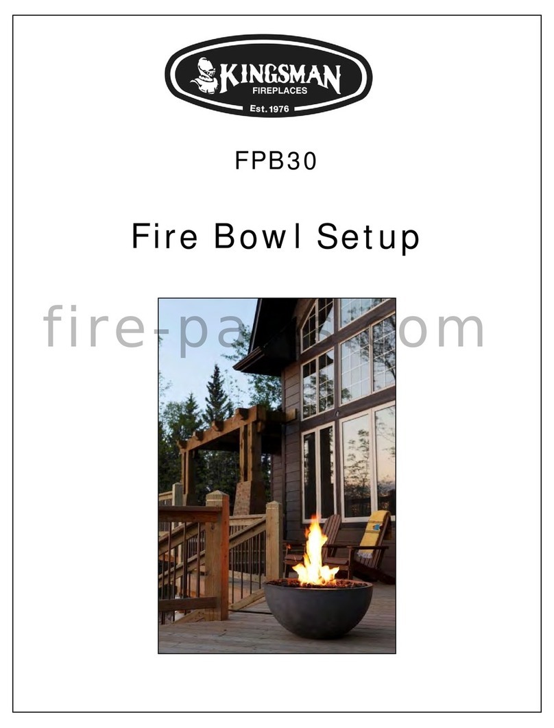 Kingsman Fireplaces FPB30 Setup