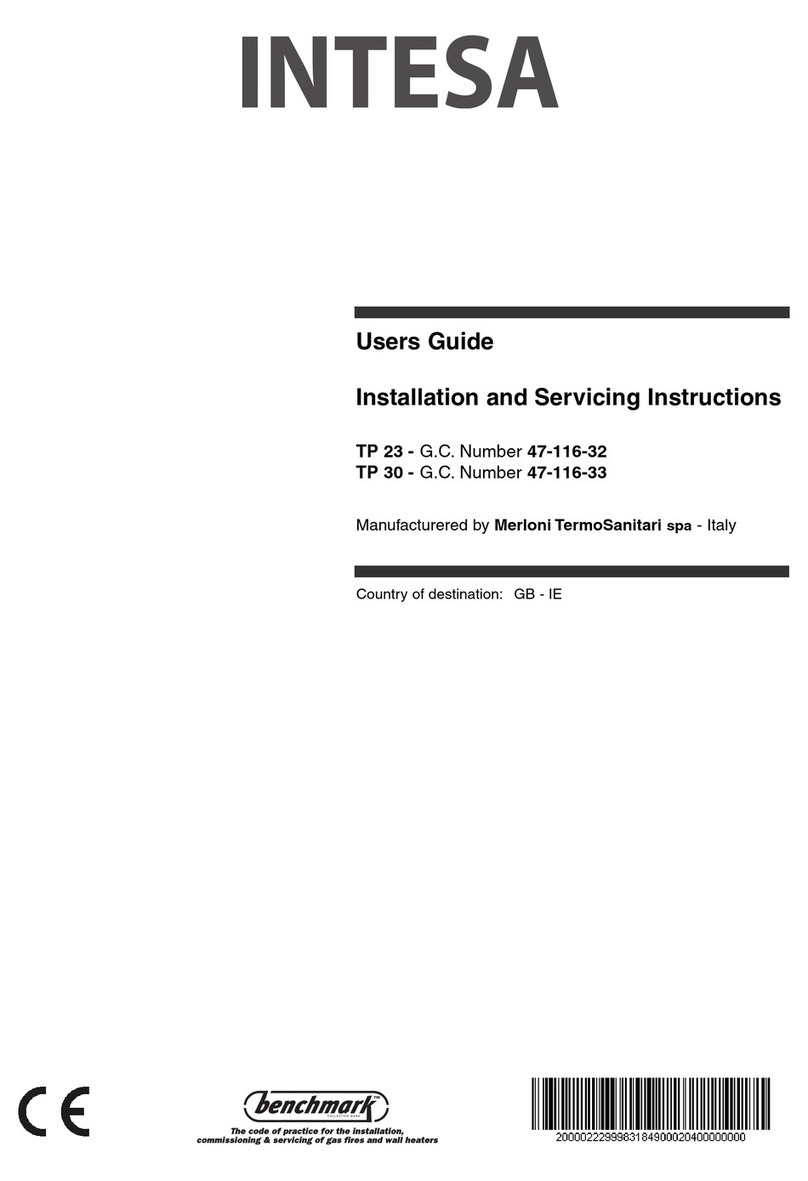 Ariston INTESA TP23 User manual Ariston INTESA TP23 User manual