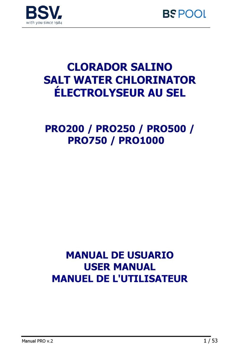 BSV BSPOOL PRO200 user manual BSV BSPOOL PRO200 user manual