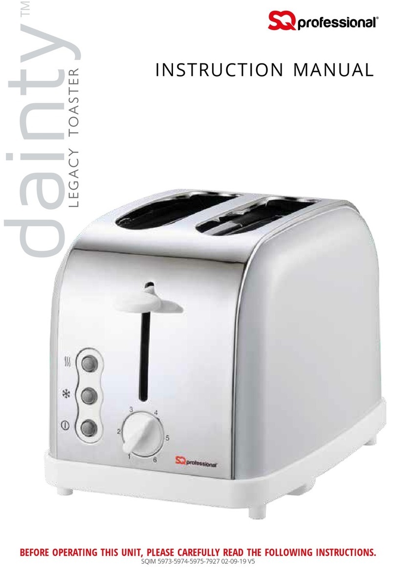 SQ Professional Dainty Series instruction manual