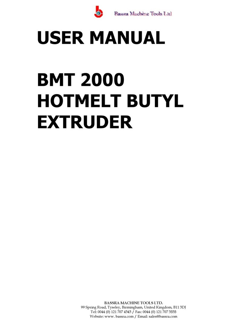 Bassra Machine Tools BMT 2000 User manual
