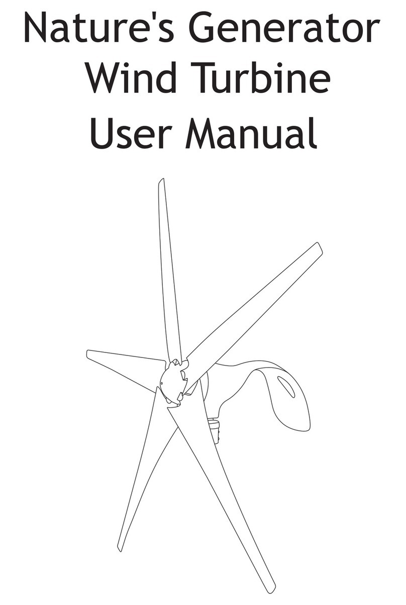 Nature's Generator Wind Turbine user manual