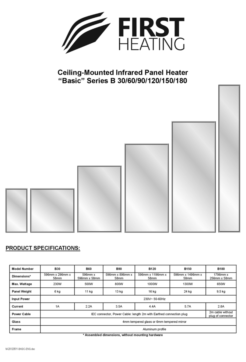 First Heating Basic Series manual