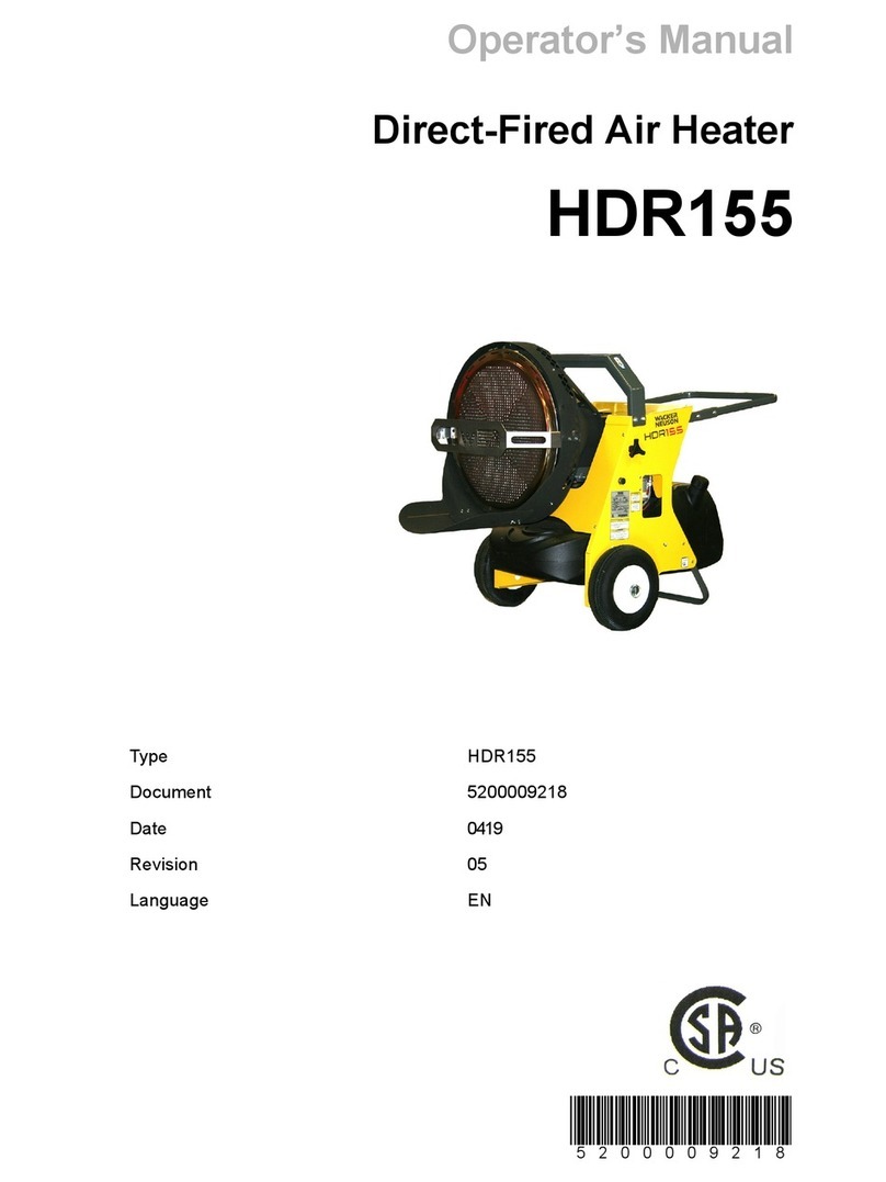 Wacker Neuson HDR155 User manual