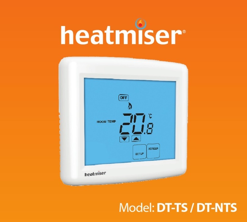 Heatmiser TouchScreen Series manual