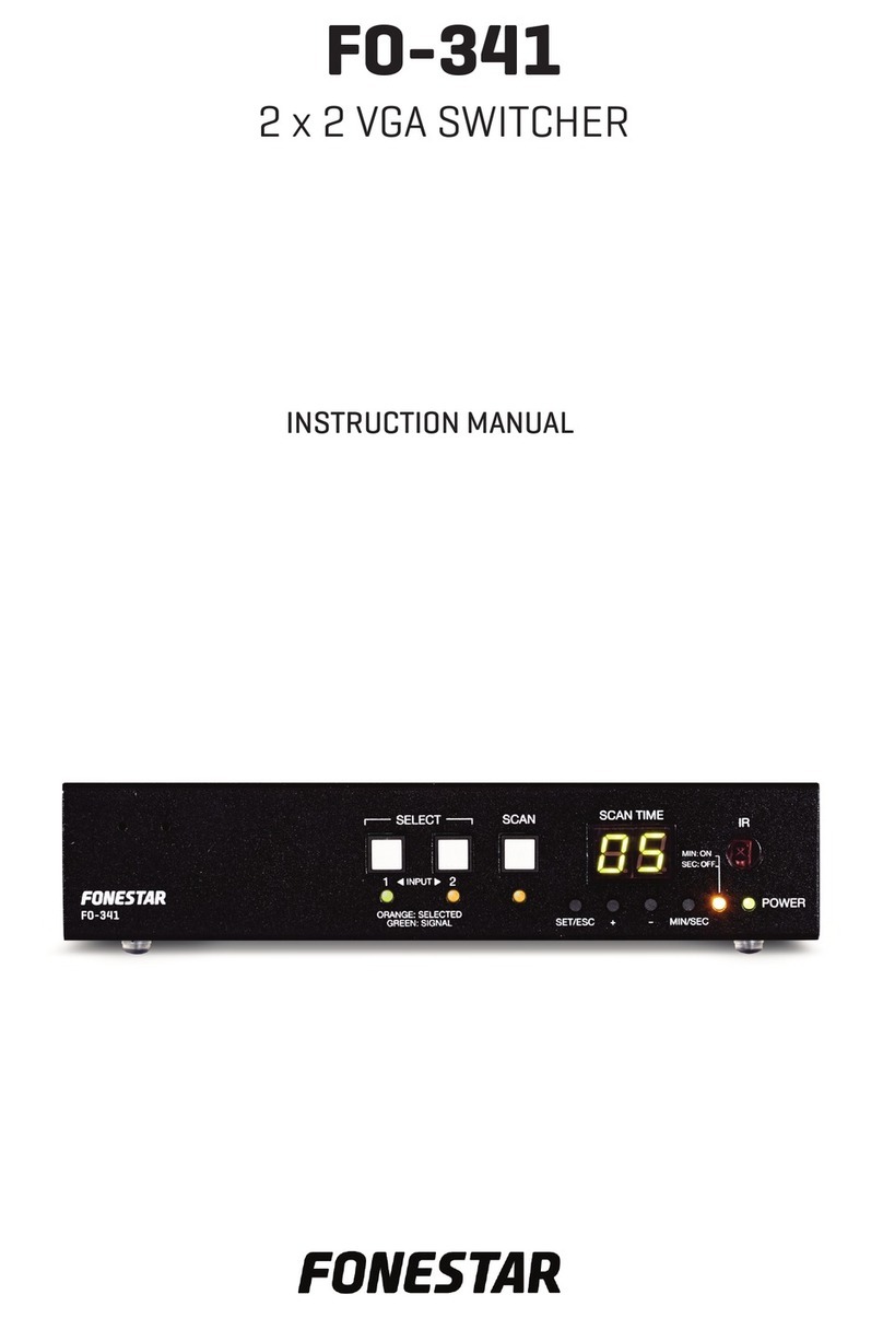 FONESTAR FO-341 instruction manual