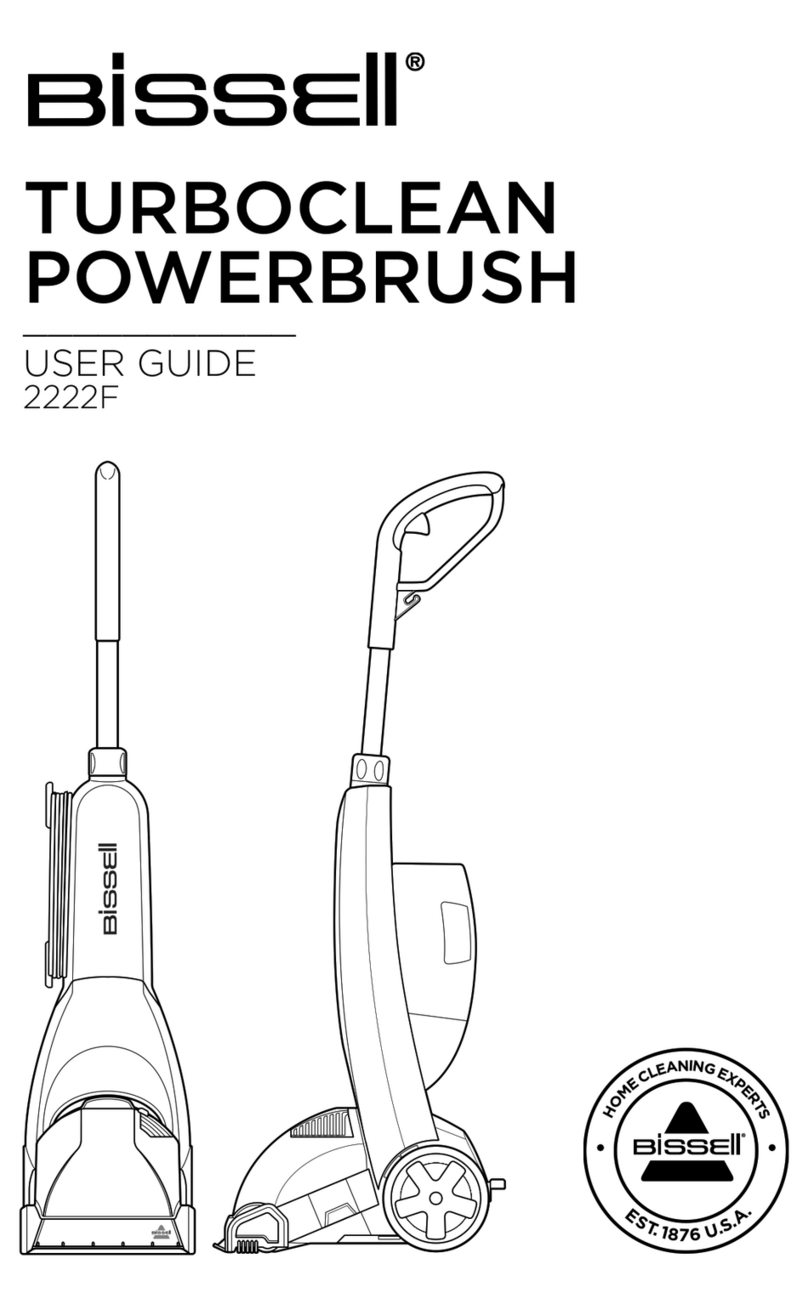 Bissell TURBOCLEAN POWERBRUSH 2222F user guide Bissell TURBOCLEAN POWERBRUSH 2222F user guide