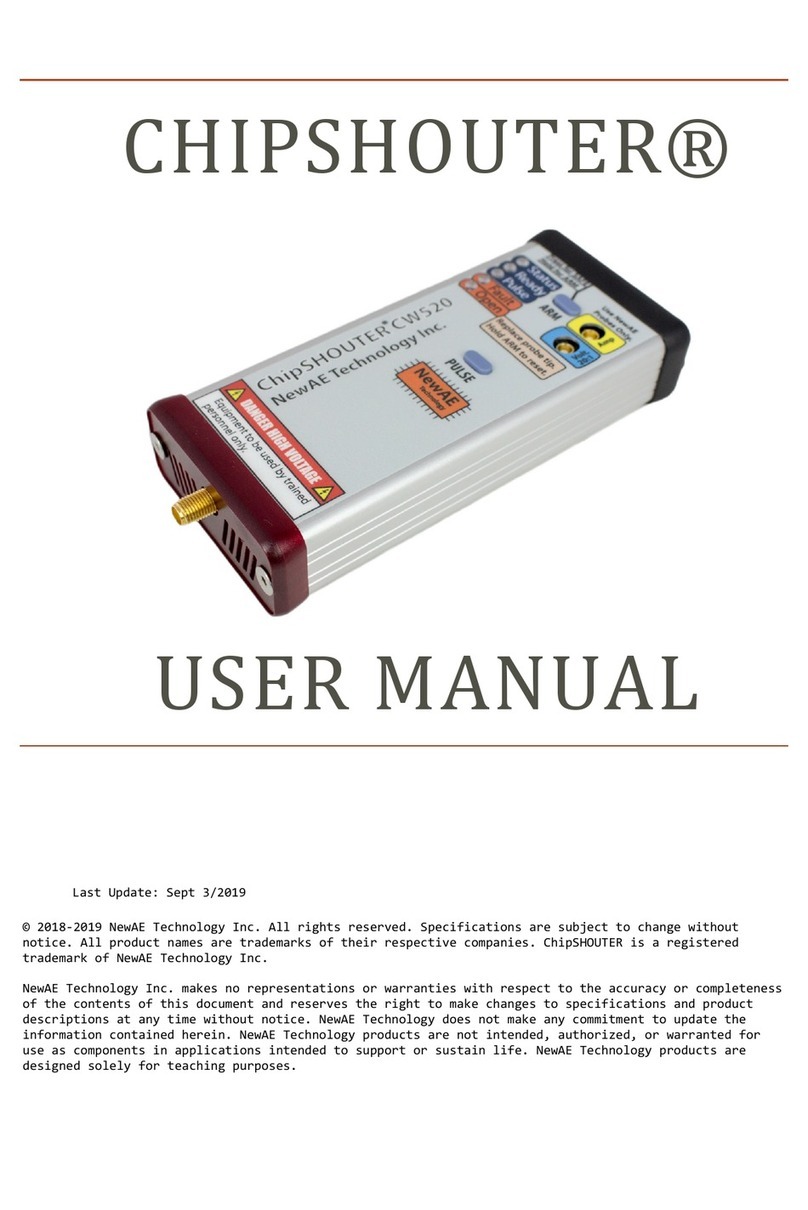 NewAE CHIPSHOUTER CW520 user manual