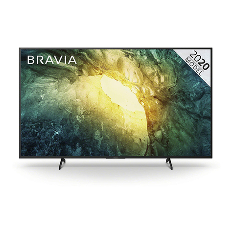 Sony BRAVIA KD-65X70 Series reference guide