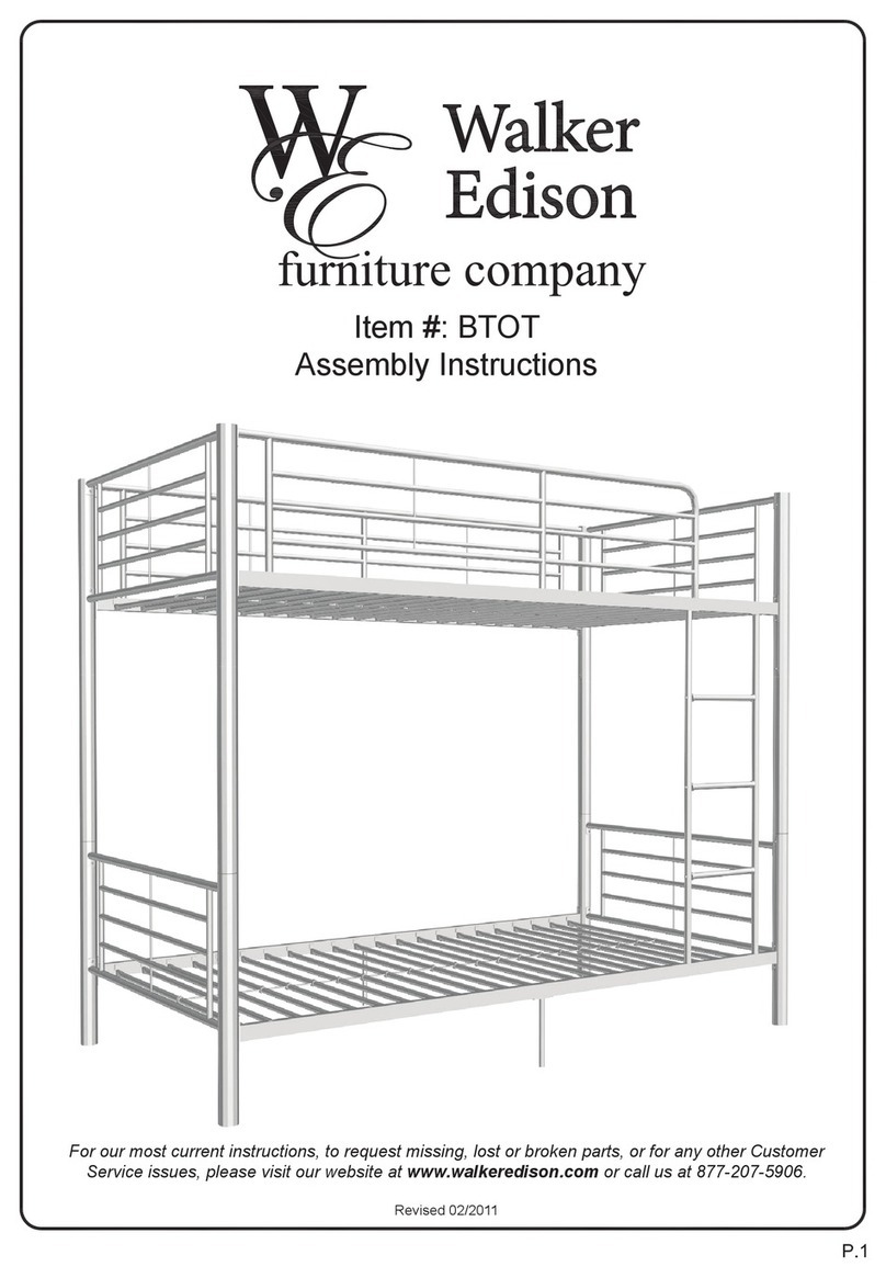 Walker Edison BTOT User manual Walker Edison BTOT User manual