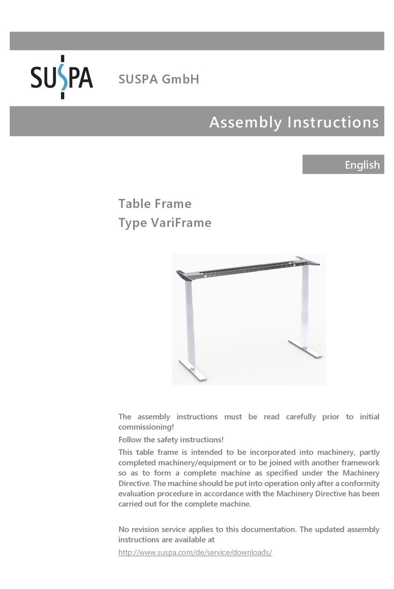 Suspa VariFrame User manual