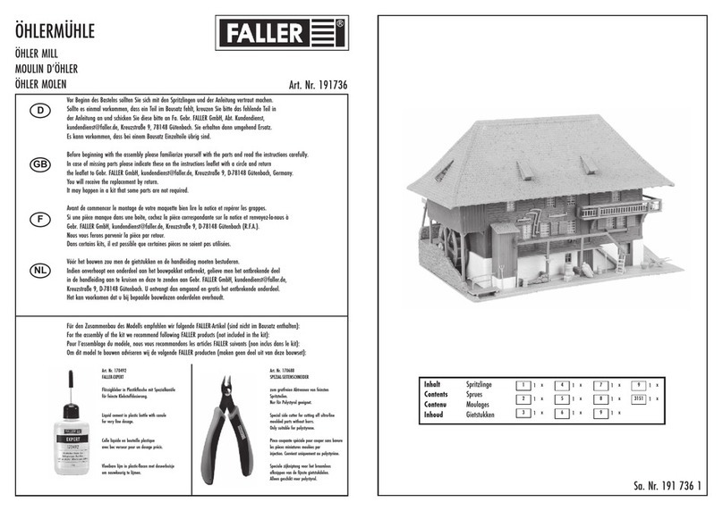 Faller OHLER MILL manual