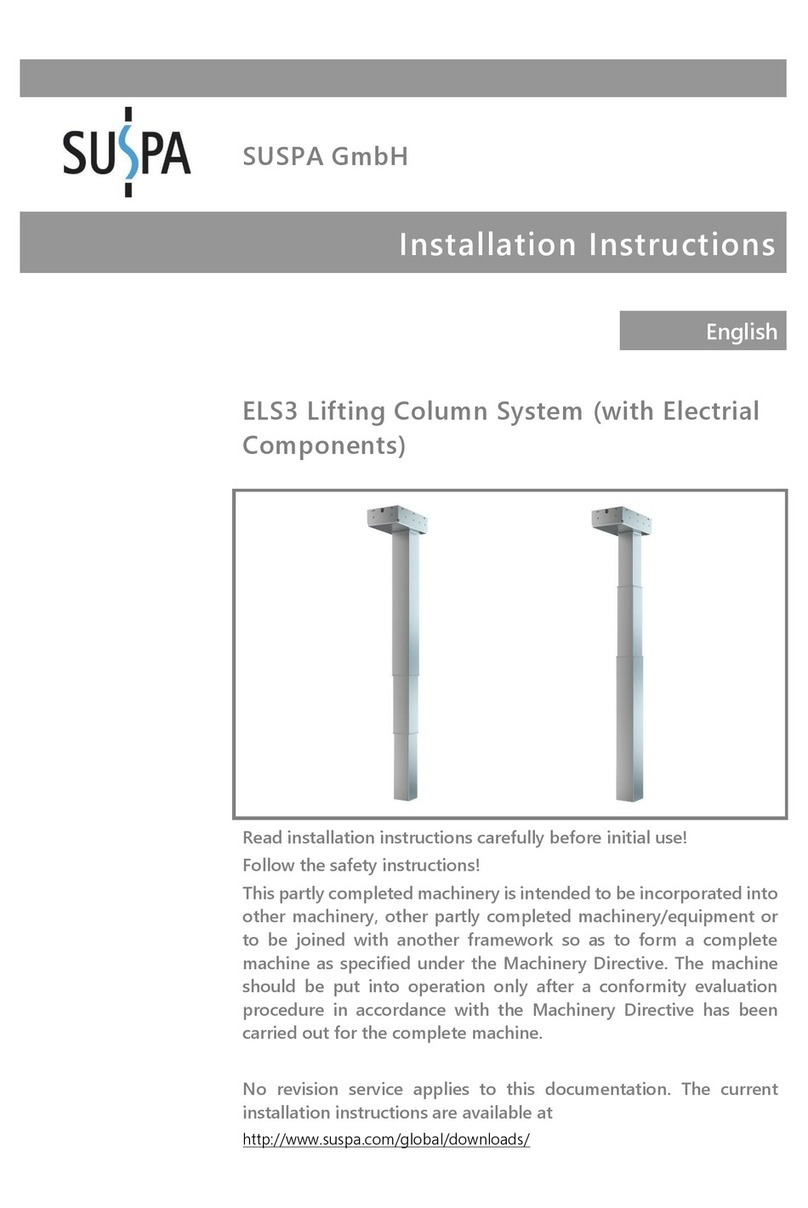 Suspa ELS3 User manual