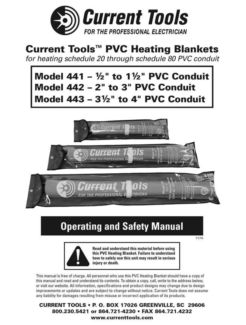 Current Tools 441 Operating and safety manual