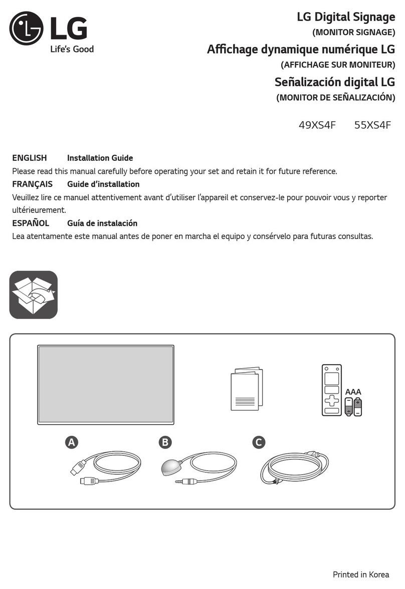 LG 49XS4F User manual