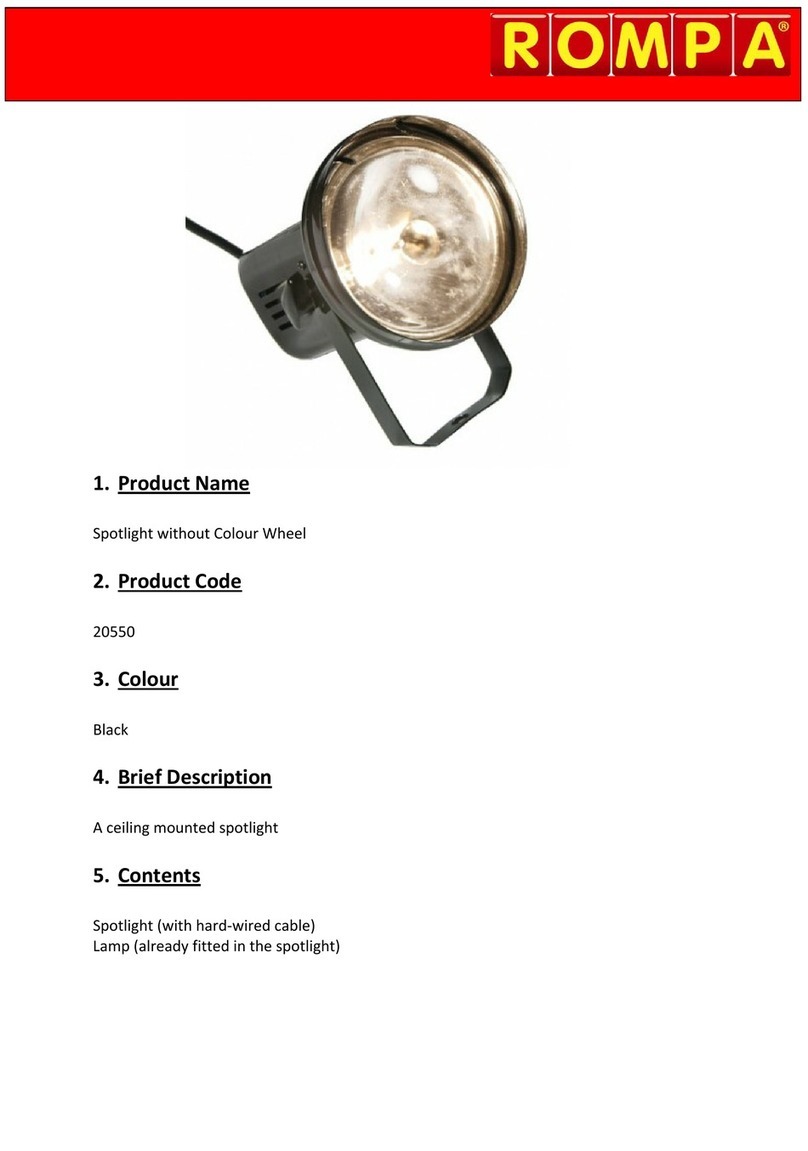 Rompa 20550 User manual