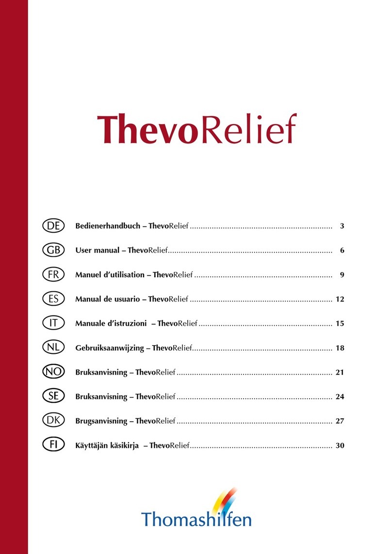 Thomashilfen ThevoRelief Series user manual Thomashilfen ThevoRelief Series user manual