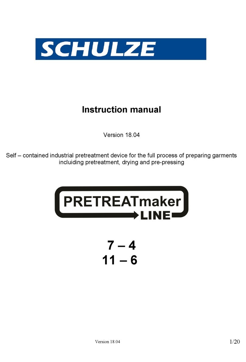 Schulze PRETREATmaker LINE 7-4 instruction manual