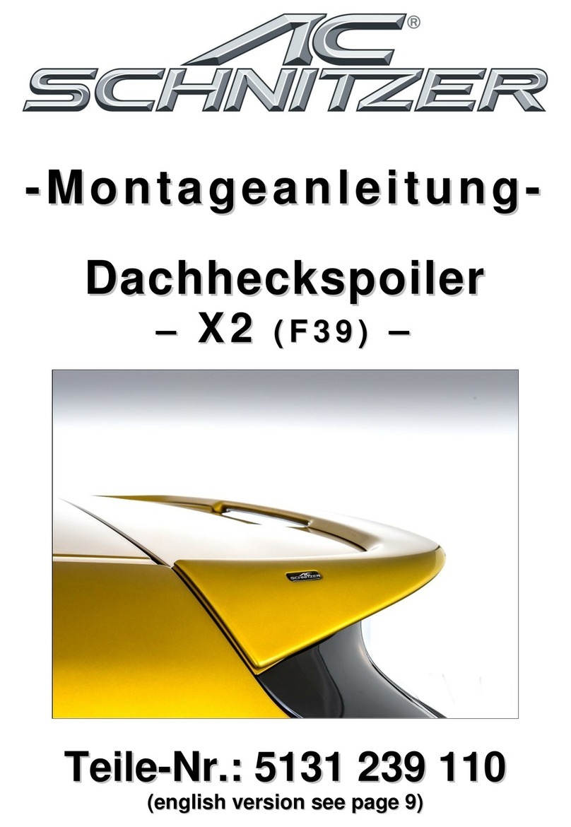 AC Schnitzer 5131 239 110 Fitting instructions