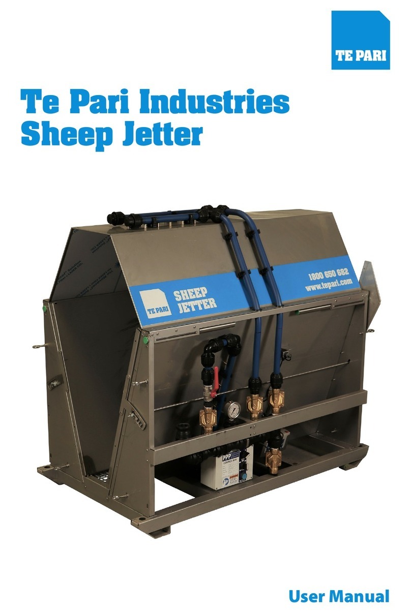 Te Pari Sheep Jetter user manual