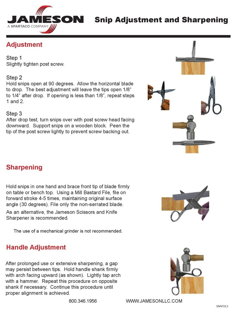 Sparta JAMESON Snip Grip 32-40 quick start guide