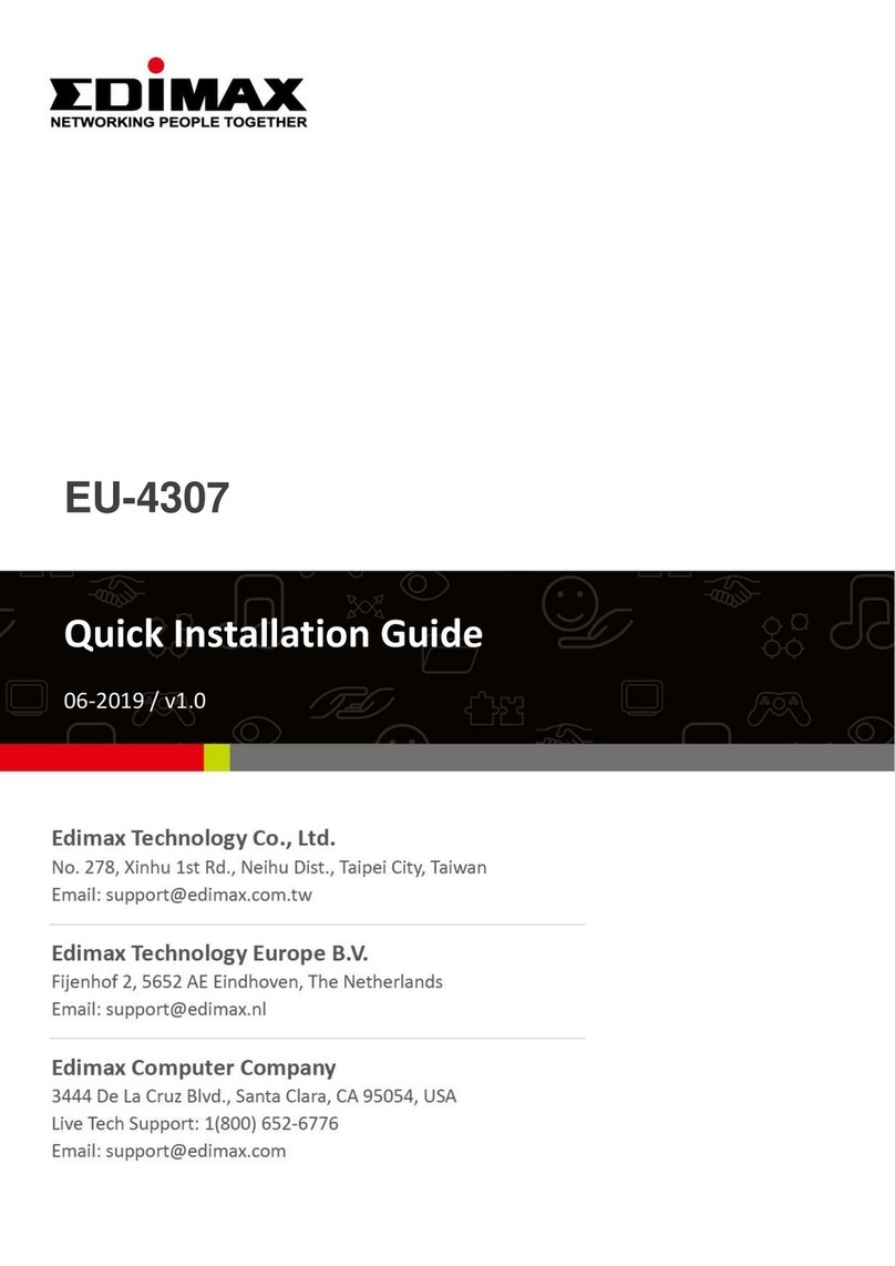 Edimax EU-4307 Quick installation guide