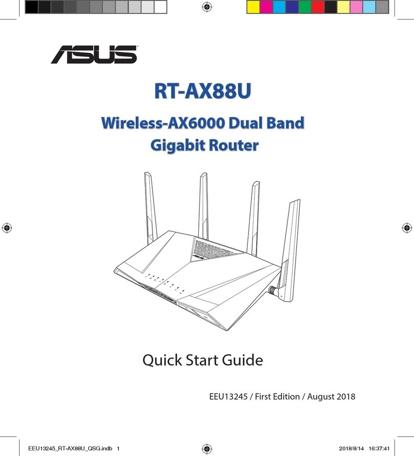 Asus RT-AX88U User manual Asus RT-AX88U User manual
