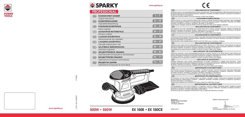 Sparky Group EX 150E User manual