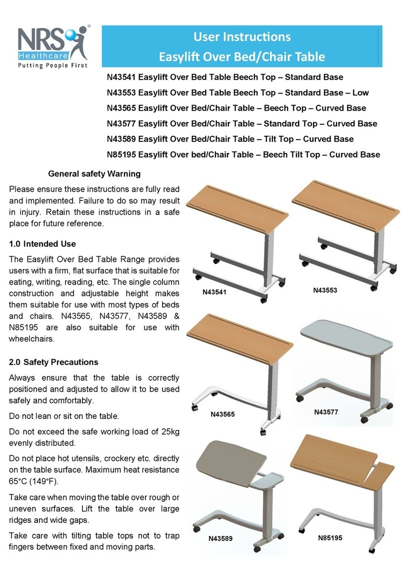 NRS Healthcare Easylift N43541 User instructions