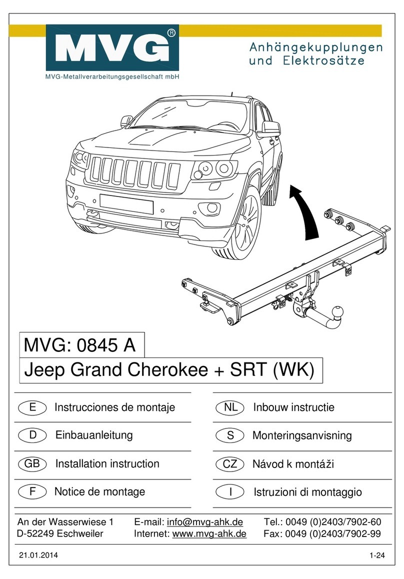 MVG 0845 A Installation instruction